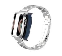 T-BLUER Bracelet de montre en acier inoxydable pour montre Redmi Watch Lite Fitness Tracker Compatible avec Xiaomi Mi Watch Lite, 5.5-8.1 inches (140-205mm) wrist