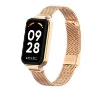 T-BLUER Compatible avec Xiaomi Redmi Band 2 Bracelets,Redmi Band 2 Bracelet de Remplacement en Acier Inoxydable avec Cadre Métallique pour Redmi Smart Band 2 Intelligent Bracelet