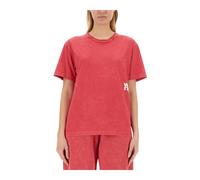 T by Alexander Wang - Logo T-Shirt - Femme - Tops - Rose - Taille: 34 FR