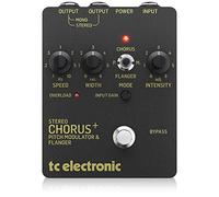 t.c electronic TC Stereo Chorus Flanger Pedal SCF GOLD Noir