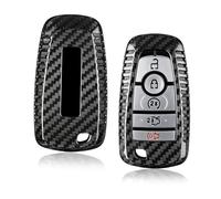 T-carbon Coque de protection en fibre de carbone véritable pour clé Lincoln pour navigateur, aviateur, Corsair Nautilus 2020-2023 et 2024, noir