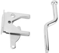 T��chettes de porte galvanis�es Haspel -Latch Carbone de s�curit� en acier Verrouillage de porte pour hangar Armoires Fermetures