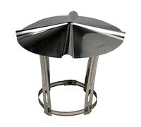 T.E.N tôlerie - Chapeau chinois inox N°4, 200 à 250