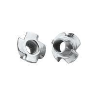 T écrou, Écrou À Quatre Griffes M3-M12 304SS, Insert Dents Aveugles for Meubles(10PCS,M8)