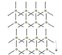 T / F 16pc Brosse latérale aspirateur robot pour OKP Life K2 K3 K4 & pour Lefant M210 M210S M210B M213(1 brosse de nettoyage gratuite)