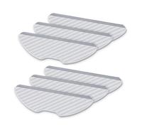 T/F Lot de 6 serpillères lavables pour robot TP-Link Tapo RVA300 RV30 Plus, RV30, RV10 Plus, RV10