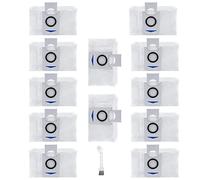 T / F Sacs de rechange compatibles avec Ecovacs Deebot X1 Omni,X1 Turbo T10 T10 Plus Robot aspirateur, 12 pièces 3L Grande Capacité Sacs de