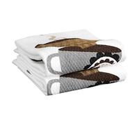 T-FAL Textiles Lot de 2 torchons de Cuisine en Coton tissé Double Face, 40,6 x 66 cm, imprimé Tasses à café