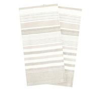 T-fal Textiles Skipping 99942 Lot de 2 torchons de Cuisine Double à Rayures