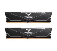 T-FORCE VULCAN DDR5 Mémoire pour jeu d'ordinateur de bureau 32 Go (2 x 16 Go) 6000 MHz CL28, certifié Intel XMP 3.0 et AMD EXPO, overclocking en un clic, refroidissement PMIC, On-Die ECC (noir)