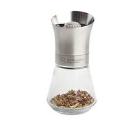 T&G CrushGrind Moulin à épices avec Plateau en Acier Inoxydable et Base en Verre