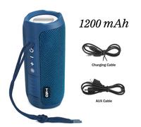 T & G TGGG-Haut-parleur Bluetooth portable,sans fil,LED,1200mAh,étanche,tourisme,colonne de basse,Boombox,AUX,TF,BT,haut-parleur USB #B