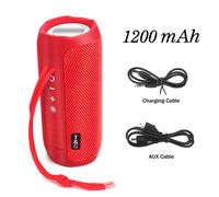 T & G TGGG-Haut-parleur Bluetooth portable,sans fil,LED,1200mAh,étanche,tourisme,colonne de basse,Boombox,AUX,TF,BT,haut-parleur USB #E