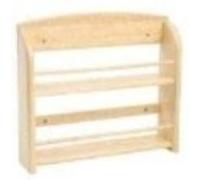 T&G WOODWARE SCIMITAR ÉTAGÈRE À ÉPICES POUR 12 POTS À ÉPICES FIXATIONS INCLUSES G