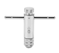 T - Handle Ratchet Wrench | Bearing Steel Adjustable Hand Tool for M3 - M8 Taps/Screw Extractors/Reamers | Left - Right Slide Mechanism & Reversible Function