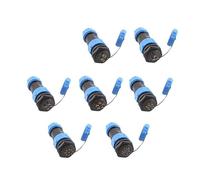 T&I IP68 waterproof aviation plug socket circular rear nut connector 2 3 4 5 7 9 12 pin SP21 butt connector NWPNLXEA(SP21-4P)