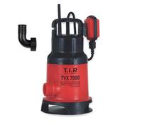 Pompe submersible pour eaux usées TIP - 7 000 l/h, hauteur de refoulement 5 m, 300 W, granulométrie 20 mm, boîtier PRV, roue VORTEX, TVX 7000 30268