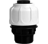 Raccord de tuyau TIP - raccord à compression, 2000 ½" AG, 32 mm, pour piscines/filtres à sable, 30966