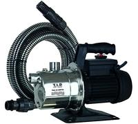 T.I.P. Clean Jet 1000 Plus Pompe de jardin - acier inoxydable 30094, avec aspiration, 3 300 l/h, 46 m de hauteur de refoulement, 800 W