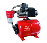 T.I.P. HWW 1000/25 Plus F Circuit d’Eau Domestique Débit 3300 l/h Hauteur de Refoulement max 46 m Puissance nominale 800 W Prêt à l'installation par Bouton Cuve de Pression en Inox Capacité 22 L