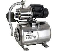 T.I.P. HWW 4400 Inox Plus Station de pompage domestique - acier inoxydable 31167, 4.350 l/h, 45 m de hauteur de refoulement, 1.000 W, réservoir sous pression de 22 l