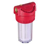 Préfiltre TIP - Pour pompes de jardin et installations d'eau domestiques, 7 pouces, jusqu'à 7 000 l/h, avec cartouche filtrante, 31058