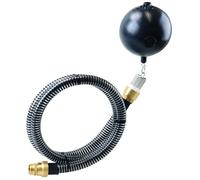 T.I.P. Tuyau d'Aspiration 2m avec Flotteur, Soupape de Pied et Raccord 1" | Kit complet avec flexible spiralé PVC de 25mm, crépine d'aspiration, filetage 33,25 mm, pour puits, citerne et réservoir