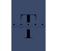T: Initial Monogram Personal Letter alphabet Journal, 2025 Pantone color of the year, Future dusk, Personalized Lined Notebook For Kids, Boys and ... Soft Cover Diary, 120 Pages, size 6x9 inch.