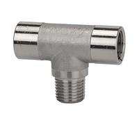 T - Intérieur/Extérieur/Intérieur/G/R 1/8 - Pression de fonctionnement max. 150 bar - Température de fonctionnement : -20 °C à 150 °C - Acier inoxydable 1.4404