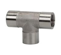 T - Intérieur/Intérieur/Extérieur - G 1/8 - Pression de fonctionnement max. 150 bar - Température de fonctionnement : -20 °C à 150 °C - Acier inoxydable 1.4404