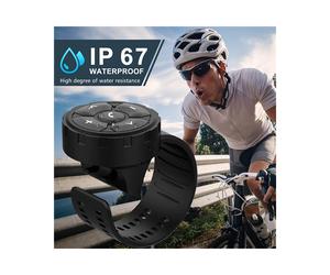 T?l?commande intelligente Bluetooth pour voiture avec sangle, contr?leur de t?l?phone sans fil ?tanche IP67 pour v?lo moto