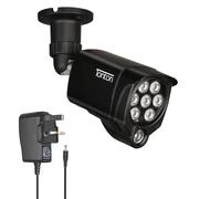 T-L2019C Tonton Éclairage infrarouge grand angle 8 LED 90 degrés, éclairage infrarouge 100 m pour caméras de sécurité de vidéosurveillance, connecteur d'alimentation étanche, câble CC 3M
