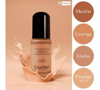 T. Leclerc - Fluide De Teint Poudré - Teinte 06 Doré Mat - Vegan - Testé Sous Contrôle Dermatologique