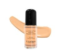 T. LeClerc - Fond de teint - Crème de Teint Satinée - Teinte 03 Beige Sable - Made in France - Testé Sous Contrôle Dermatologique