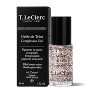 T.LeClerc Gelée de Teint Hydratante et Bronzante - Teinte 02 Cuivre - Effet Bonne Mine Immédiat - Texture Fraîche à 80% d’Eau - Pigments Encapsulés - Teint Hâlé Naturel - 30 ml