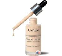 T. Leclerc Sérum Teinté Anti-Âge 30ml - N°1 Ivoire - Fond De Teint Léger À L'acide Hyaluronique - Effet Seconde Peau Lumineux. Multicolore