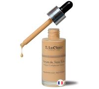 T. LeClerc Sérum Teinté Éclat Anti-Âge 30 ml - N°10 Erable - Fluide à l’Acide Hyaluronique - Double action - fond de teint léger + anti âge - Effet Seconde Peau - Teint Lumineux & Unifié