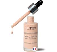 T. Leclerc Sérum Teinté Éclat Anti-Âge 30 Ml ¿ N°4 Nude - Fluide À L¿Acide Hyaluronique ¿ Double Action : Fond De Teint Léger + Anti Âge - Effet Seconde Peau ¿ Teint Lumineux & Unifié