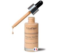 T. LeClerc Sérum Teinté Éclat Anti-Âge 30 ml - N°8 Dune - Fluide à l’Acide Hyaluronique - Double action - fond de teint léger + anti âge - Effet Seconde Peau - Teint Lumineux & Unifié