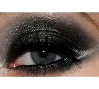 T LECLERC YEUX FARD PAUPIERES MONO irisée GALAXIE NOIR paillette NEUF
