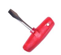 T Manche de tournevis à tête peu profonde - Tournevis plat - Manipulation ergonomique - Outil de réparation de précision, remplacement d'assemblage portable pour panneau