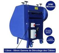 T-Mech Machine à Dénuder Les Fils Electriques Dépouillement à Fils Automatique Câbles Cuivre 55mm
