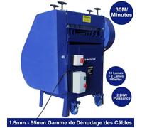 T-Mech Machine à Dénuder Les Fils Electriques Dépouillement à Fils Automatique Câbles Cuivre 55mm