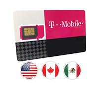 T-Mobile Carte SIM prépayée - 30 Go de données Internet pour Les États-Unis, 5 Go d'itinérance Gratuite au Canada et au Mexique - Appels et SMS illimités (30 Jours)