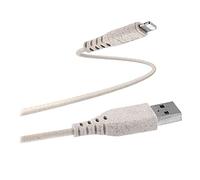 T’nB Câble USB Vers Lightning En Plastique Recyclé, 1,5 M, Compatible Charge Rapide Jusqu’à 2,4A, Compatible iPhone 14/13/12/11/Pro Max/XS/XR/X/8/7/7Plus, iPad Dernière Génération - Couleur Sable