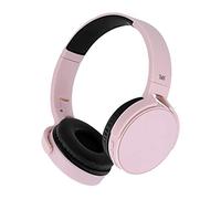 T’NB - Casque sans Fil Bluetooth 5.0, Modèle Single 2, 8 Heures D’Ecoute. Ajustable, Port Jack, Confortable, Microphone et Commandes Intégrées, pour Le Sport et Entraînements - Rose
