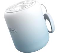 T¿Nb Color - Enceinte Sans Fil Portable, Connexion Bluetooth Longue Durée 8 Heures, Petite Enceinte De Douche Waterproof Ipx4, Format Mini Tendance Et Colorée ¿ Dégradé Blanc Et Bleu