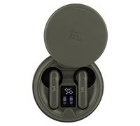 T’NB Ecouteurs Bluetooth 5.1, TWS sans Fil Semi Intra-Auriculaires avec Microphone Intégré, Autonomie Jusqu’à 20 Heures d’Ecoute, Indicateur de Charge, Contrôle Tactile, SHINY2 - Vert