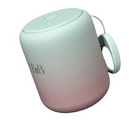 T’NB Enceinte Color - Idee Cadeau Noel, Enceinte sans Fil Portable, Connexion Bluetooth 8 Heures, Petite Enceinte de Douche Waterproof IPX4, Format Mini Tendance et Colorée - Dégradé Vert et Rose