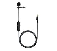 T’NB - Influence Micro Cravate 6 Mètres, Omnidirectionnel, Son 360 Degrés, Attache Cravate, Plug and Play, Compatible Smartphone, Appareil Photo, Caméra Sport, Ordinateur, Enregistrement vidéo - Noir